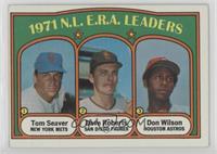 League Leaders - Tom Seaver, Don Wilson, Dave Roberts