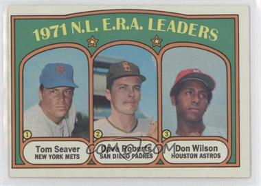1972 Topps - [Base] #91 - League Leaders - Tom Seaver, Don Wilson, Dave Roberts