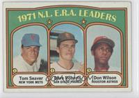 League Leaders - Tom Seaver, Don Wilson, Dave Roberts [Noted]