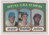 League Leaders - Tom Seaver, Don Wilson, Dave Roberts