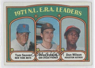 1972 Topps - [Base] #91 - League Leaders - Tom Seaver, Don Wilson, Dave Roberts