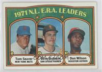 League Leaders - Tom Seaver, Don Wilson, Dave Roberts [Noted]