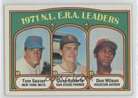 League Leaders - Tom Seaver, Don Wilson, Dave Roberts
