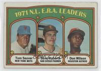 League Leaders - Tom Seaver, Don Wilson, Dave Roberts [Poor to Fair]