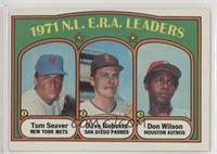 League Leaders - Tom Seaver, Don Wilson, Dave Roberts