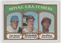 League Leaders - Tom Seaver, Don Wilson, Dave Roberts [Noted]