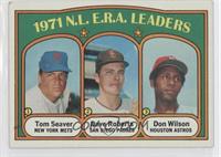 League Leaders - Tom Seaver, Don Wilson, Dave Roberts [Noted]