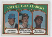 League Leaders - Tom Seaver, Don Wilson, Dave Roberts