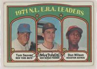 League Leaders - Tom Seaver, Don Wilson, Dave Roberts [Good to VGR…