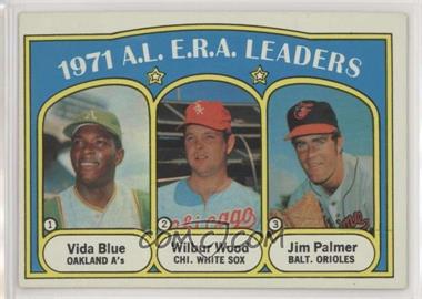 1972 Topps - [Base] #92 - League Leaders - Vida Blue, Wilbur Wood, Jim Palmer