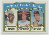 League Leaders - Vida Blue, Wilbur Wood, Jim Palmer