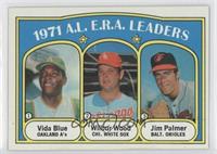 League Leaders - Vida Blue, Wilbur Wood, Jim Palmer