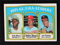 League Leaders - Vida Blue, Wilbur Wood, Jim Palmer [Good to VG‑…