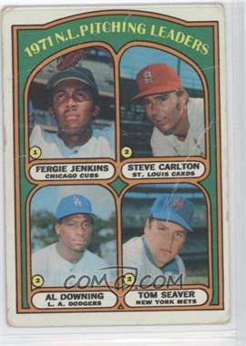 1972 Topps - [Base] #93 - League Leaders - Fergie Jenkins, Steve Carlton, Al Downing, Tom Seaver [Noted]