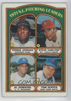 League Leaders - Fergie Jenkins, Steve Carlton, Al Downing, Tom Seaver [Good&nb…