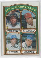 League Leaders - Fergie Jenkins, Steve Carlton, Al Downing, Tom Seaver