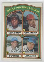 League Leaders - Fergie Jenkins, Steve Carlton, Al Downing, Tom Seaver