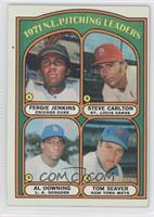 League Leaders - Fergie Jenkins, Steve Carlton, Al Downing, Tom Seaver