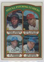 League Leaders - Fergie Jenkins, Steve Carlton, Al Downing, Tom Seaver