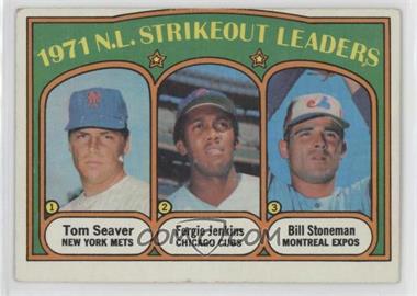 1972 Topps - [Base] #95 - League Leaders - Tom Seaver, Fergie Jenkins, Bill Stoneman