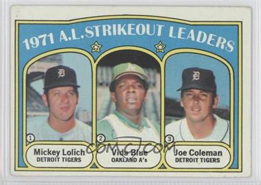 1972 Topps - [Base] #96 - League Leaders - Mickey Lolich, Vida Blue, Joe Coleman [Noted]