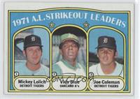 League Leaders - Mickey Lolich, Vida Blue, Joe Coleman