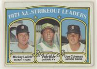 League Leaders - Mickey Lolich, Vida Blue, Joe Coleman [Poor to Fair]