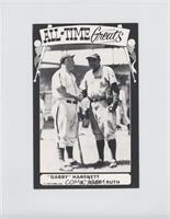 Gabby Hartnett, Babe Ruth [Good to VG‑EX]