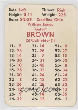 1973 APBA Baseball 1972 Season - [Base] #_GABR - Gates Brown [Good to VG‑EX]