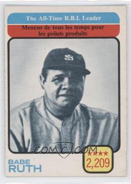 1973 O-Pee-Chee - [Base] #474 - Babe Ruth