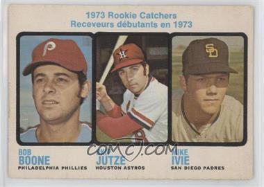 1973 O-Pee-Chee - [Base] #613 - 1973 Rookie Catchers (Bob Boone, Skip Jutze, Mike Ivie)