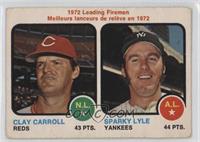 1972 Leading Firemen (Clay Carroll, Sparky Lyle) [Good to VG‑EX]
