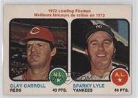 1972 Leading Firemen (Clay Carroll, Sparky Lyle)