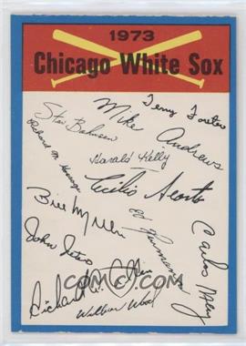 1973 O-Pee-Chee - Team Checklists #_CHWS - Chicago White Sox