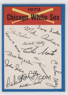 1973 O-Pee-Chee - Team Checklists #_CHWS - Chicago White Sox