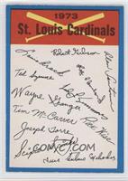 St. Louis Cardinals [Noted]