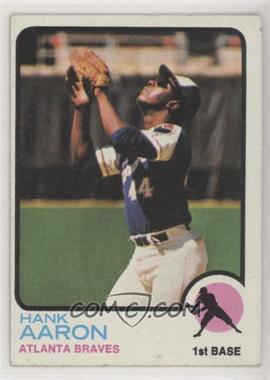 1973 Topps - [Base] #100 - Hank Aaron