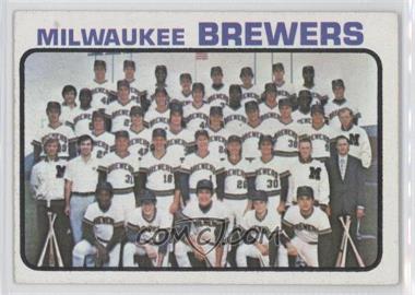 1973 Topps - [Base] #127 - Milwaukee Brewers Team