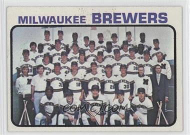 1973 Topps - [Base] #127 - Milwaukee Brewers Team