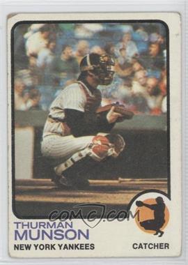 1973 Topps - [Base] #142 - Thurman Munson [Poor to Fair]