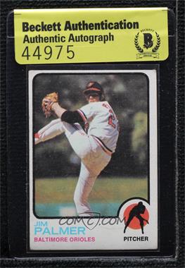 1973 Topps - [Base] #160 - Jim Palmer [BAS Authentic]