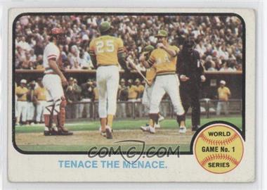 1973 Topps - [Base] #203 - 1972 World Series - Tenace the Menace [Noted]