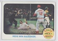 1972 World Series - Reds Win Squeeker [COMC RCR Poor]