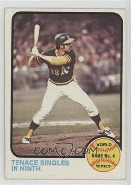 1973 Topps - [Base] #206 - 1972 World Series - Tenace Singles in Ninth