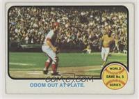 1972 World Series - Odom Out at Plate [Good to VG‑EX]