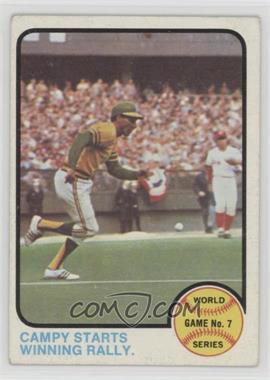 1973 Topps - [Base] #209 - 1972 World Series - Campy Starts Winning Rally. [Good to VG‑EX]