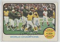 1972 World Series - World Champions [Poor to Fair]