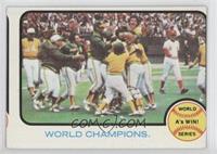 1972 World Series - World Champions