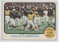 1972 World Series - World Champions [Poor to Fair]