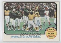 1972 World Series - World Champions [Good to VG‑EX]